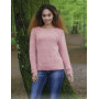 Für Elise by DROPS Design - Knitted Jumper with Lace Pattern size S - XXXL