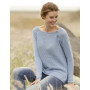 Morning at Home by DROPS Design - Knitted Jumper Double Moss Pattern size S - XXXL