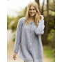 Sigrid Jacket by DROPS Design - Knitted Jacket Pattern size S - XXXL