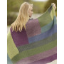Colorblock by DROPS Design - Knitted Blanket in Garter Stitch with Stripes Pattern 130x88 cm