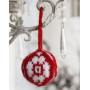 Christmas Decoration balls by DROPS Design - Knitted Christmas decoration balls Pattern 8-9 cm - 4 pcs
