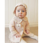 Little Lady Rose by DROPS Design - Crochet Baby Jacket Pattern Size 0 months - 4 years