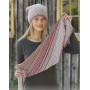 Purple Way by DROPS Design - Knitted Hat and Shawl Pattern Sizes S - L