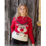 Red Nose Jumper by DROPS Design - Knitted Jumper Pattern Sizes S-XXXL