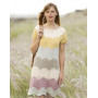 Making Waves by DROPS Design - Knitted Dress Pattern size S - XXXL