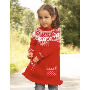 Selina by DROPS Design - Knitted Tunic in Norwegian Pattern size 3 - 12 years