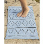 Boardwalk by DROPS Design - Crochet Rug Pattern 61x100 - 73x123 cm