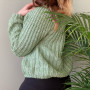 Light Green Jumper by Rito Krea - Jumper Crochet Pattern Size XS-XXL