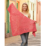 Heart Me by DROPS Design - Knitted Shawl Pattern 182x91 cm