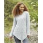 Winter Flair by DROPS Design - Knitted Tunic with Cables Pattern size S - XXXL