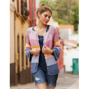 Sonora Sunrise by DROPS Design - Knitted Jacket Pattern Sizes S - XXXL
