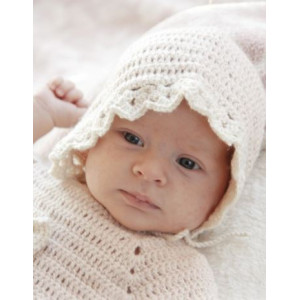 Camille by DROPS Design - Crochet Baby Hat Pattern Size 0 months - 4 years
