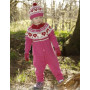 Warmhearted by DROPS Design - Knitted Overall Pattern size 12 months - 6 years