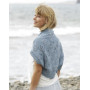 Beach Bolero by DROPS Design - Knitted Shoulder Piece with Lace Pattern size S - XXXL
