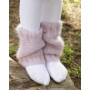 Watermelon Smoothie by DROPS Design - Knitted Leg Warmers in Garter Stitch Pattern size 3 - 12 years