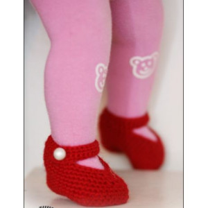 Rosy Toes by DROPS Design - Crochet Baby and Children Slippers Pattern size 1 months - 4 years