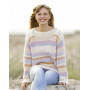 Forever Young by DROPS Design - Knitted Jumper with Double Moss Pattern size S - XXXL