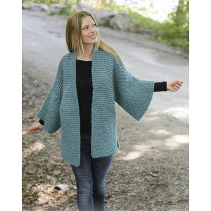 Emerald Isle by DROPS Design - Knitted Jacket Pattern Sizes S - XXXL