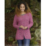 Lotus Jacket by DROPS Design - Knitted Jacket with Cables and Moss Stitch Pattern size S - XXXL