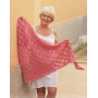 Marion's Garden by DROPS Design - Crocheted Shawl Pattern 160x71 cm
