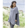 Cloudy Day by DROPS Design - Knitted Poncho size S - XXXL