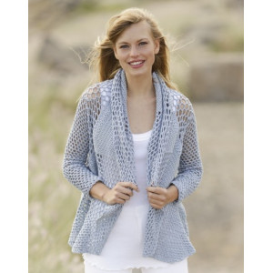 Endless Love by DROPS Design - Crochet Jacket Pattern size S -XXXL