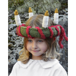 Little Lucia by DROPS Design - Crochet Lucia Crown Pattern 63 cm