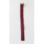 YKK Invisible Zipper Pull Bordeaux Red 4mm - 15cm