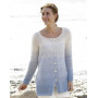 Sailing Cardigan by DROPS Design - Knitted Jacket with Rib and Vent Pattern Size S - XXXL