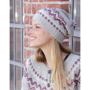 Old Mill by DROPS Design - Knitted Hat Pattern Sizes S - XL