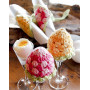 Easter Morning by DROPS Design - Crocheted Egg Warmer and Napkin Holder Pattern
