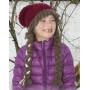 Anna Smiles by DROPS Design - Crochet Hat with Braids Pattern size 3 - 14 years