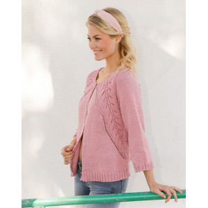 Sweet Heather Jacket by DROPS Design - Knitted Jacket Pattern Sizes S - XXXL