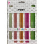 Pony Color Double Pointed Knitting Needle Set 20cm 2.5-4.5mm - 5 sizes