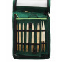 KnitPro Bamboo Interchangeable Circular Needles Deluxe Set 60-80-100 cm 3-10 mm 10 sizes