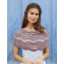 Summer Sand by DROPS Design - Poncho Knitting Pattern One-size