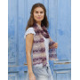 Pivoine by DROPS Design - Stola Crochet pattern 170x30 cm
