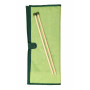 KnitPro Bamboo 10 pair of Single Pointed Knitting Needles Set 25 cm 3-10 mm
