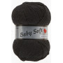 Lammy Baby Soft Yarn 001 Black