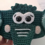 Elephant basket by Rito Krea - Basket crochet pattern 16cm