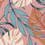 Bomuldsjersey Print Fabric 150cm 023 Leaves - 50cm