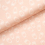 Bomuldsjersey Print Fabric 150cm 024 Milk - 50cm