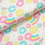 Bomuldsjersey Print Fabric 150cm 001 Donuts - 50cm