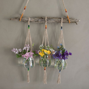 DIY Hanging Pots by Rito Krea - Hanging Pots Macrame Pattern