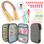 Infinity Hearts Circular Knitting Needles Set with Accessories in Grey Case 2-10mm 60cm - 18 sizes