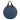 Infinity Hearts Yarn/Weekend Bag circular Blue 36x11cm