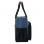 Infinity Hearts Yarn/Weekend Bag Blue 36.5x14x30cm