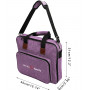 Infinity Hearts Shoulder Bag, Computer Bag Purple 40x6x31cm