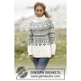Black Ice by DROPS Design - Knitted Jumper with Nordic Pattern size S - XXXL
