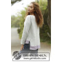 Purple Camilla by DROPS Design - Knitted Jumper with raglan Pattern size S - XXXL